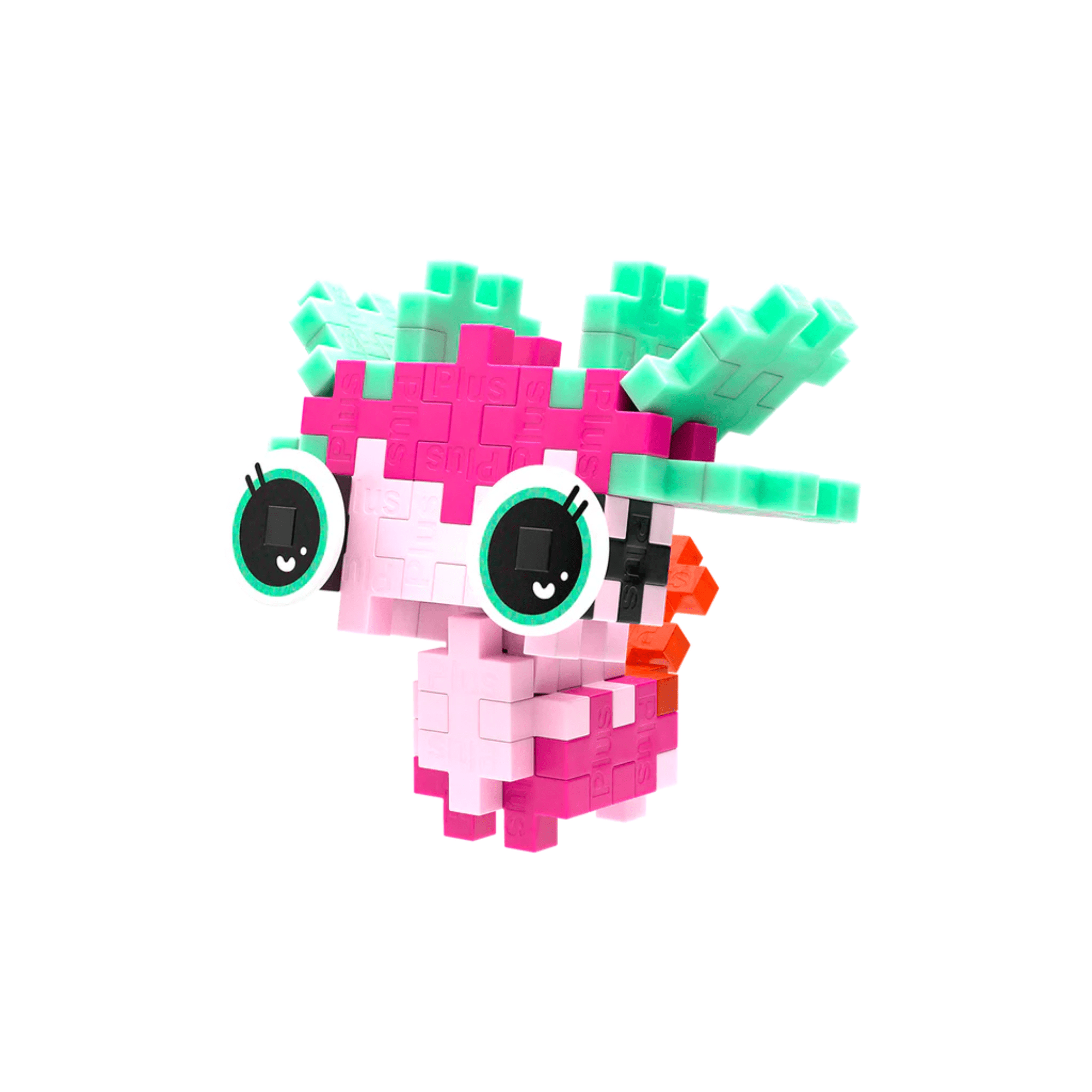 Plus - Plus Kreativ Bausteine Haustiere - Axolotl (rosa) Plus Plus - malmichmunt.com