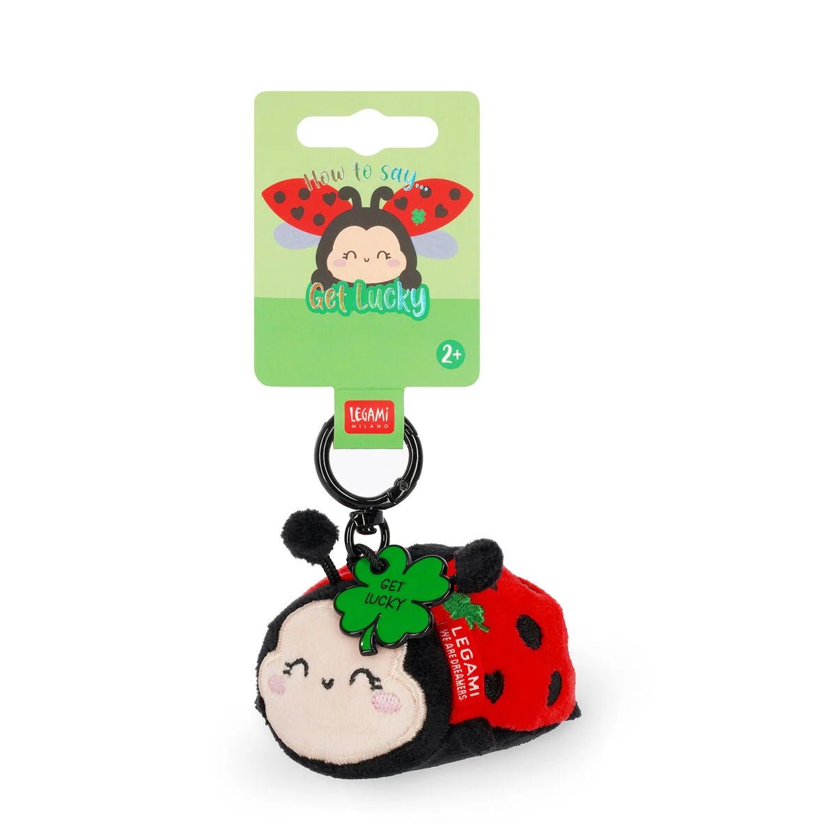 Plüsch - Schlüsselanhänger Marienkäfer - Tiny Super Soft! Legami - malmichmunt.com