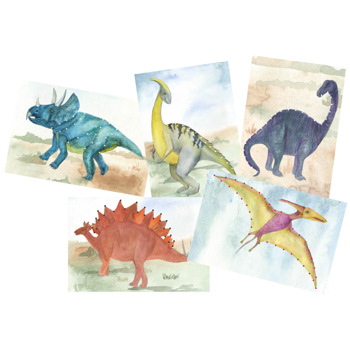 Prick - Stick - Set Dinos Mikiprojekt - malmichmunt.com