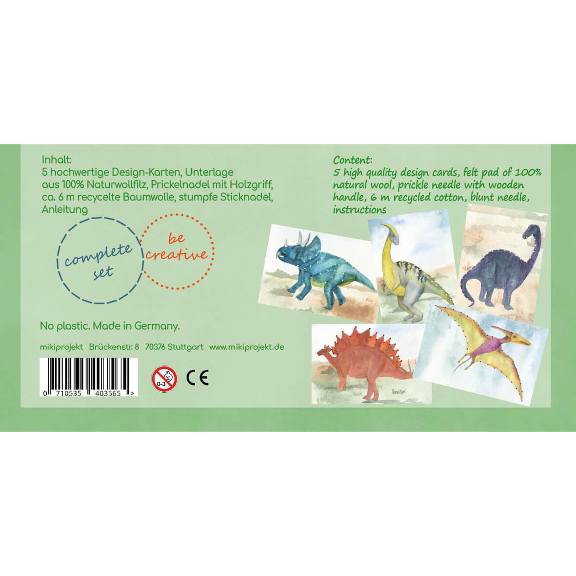 Prick - Stick - Set Dinos Mikiprojekt - malmichmunt.com
