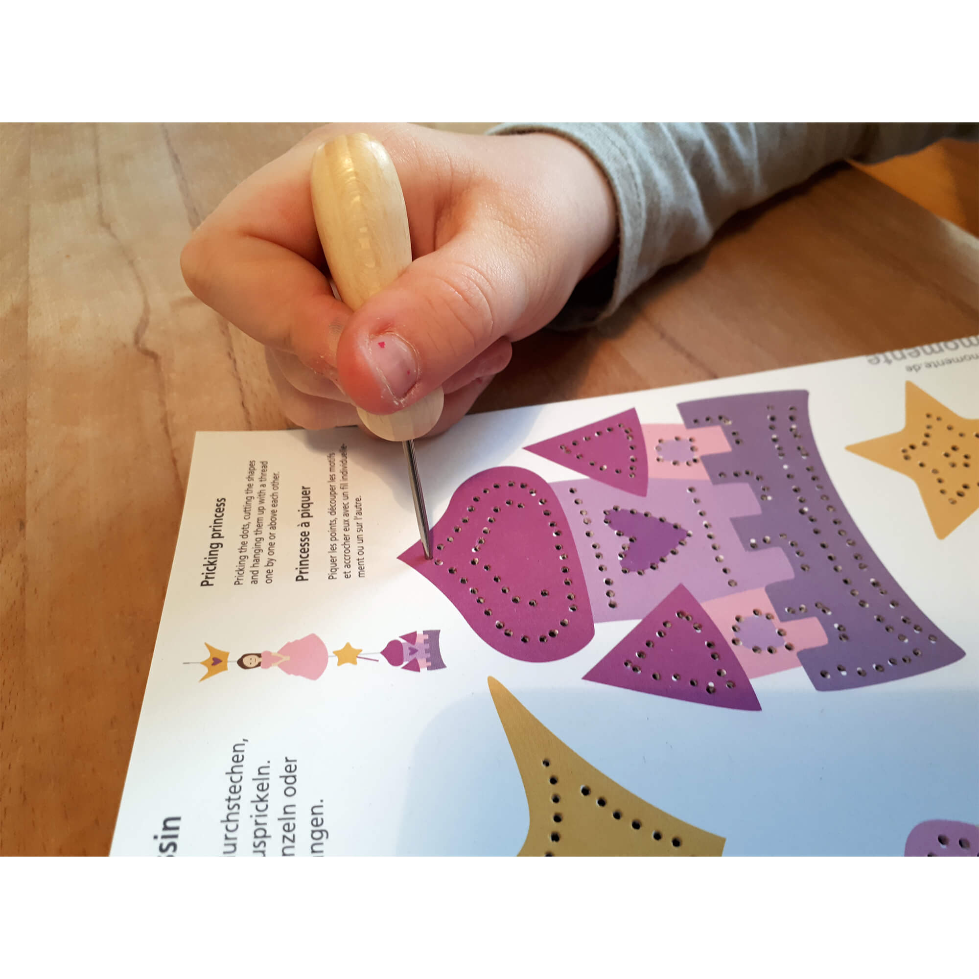 Prickeln für Kinder - Prickelset Fantasie Familienmomente - malmichmunt.com