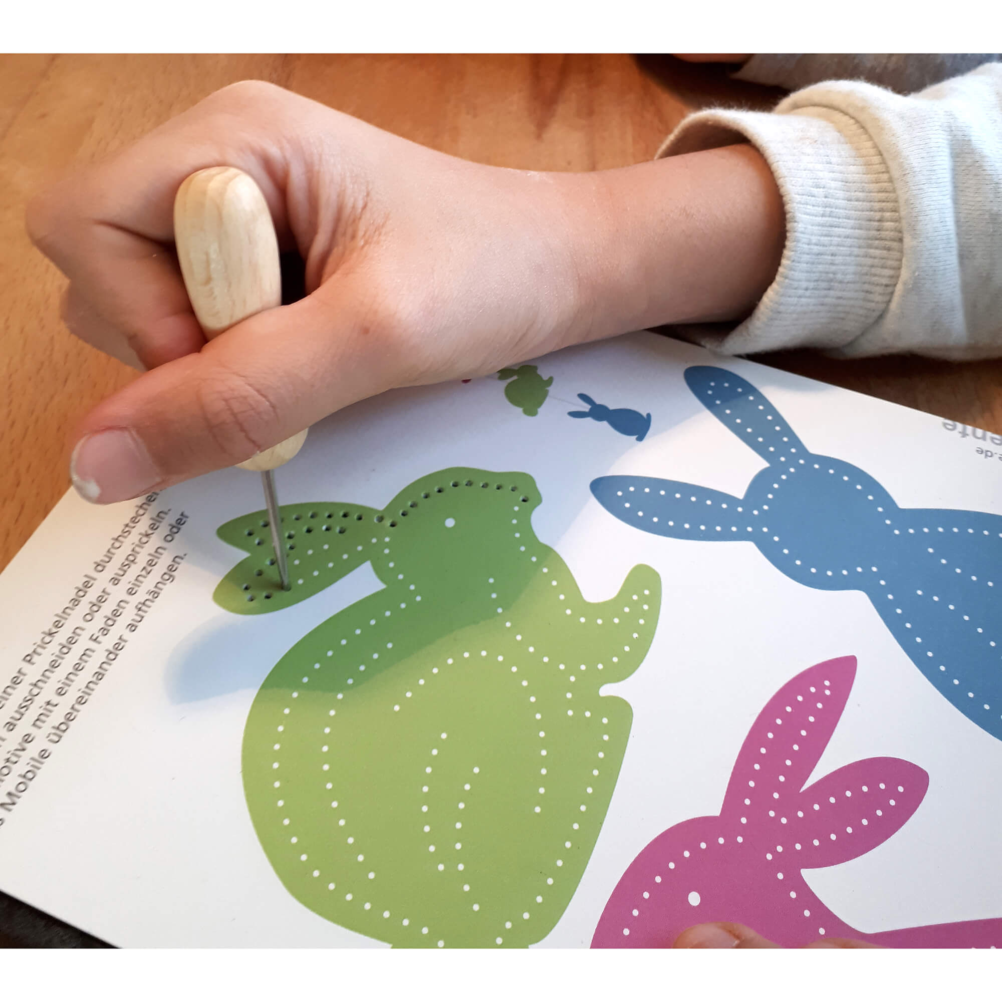 Prickeln für Kinder - Prickelset Ostern Familienmomente - malmichmunt.com