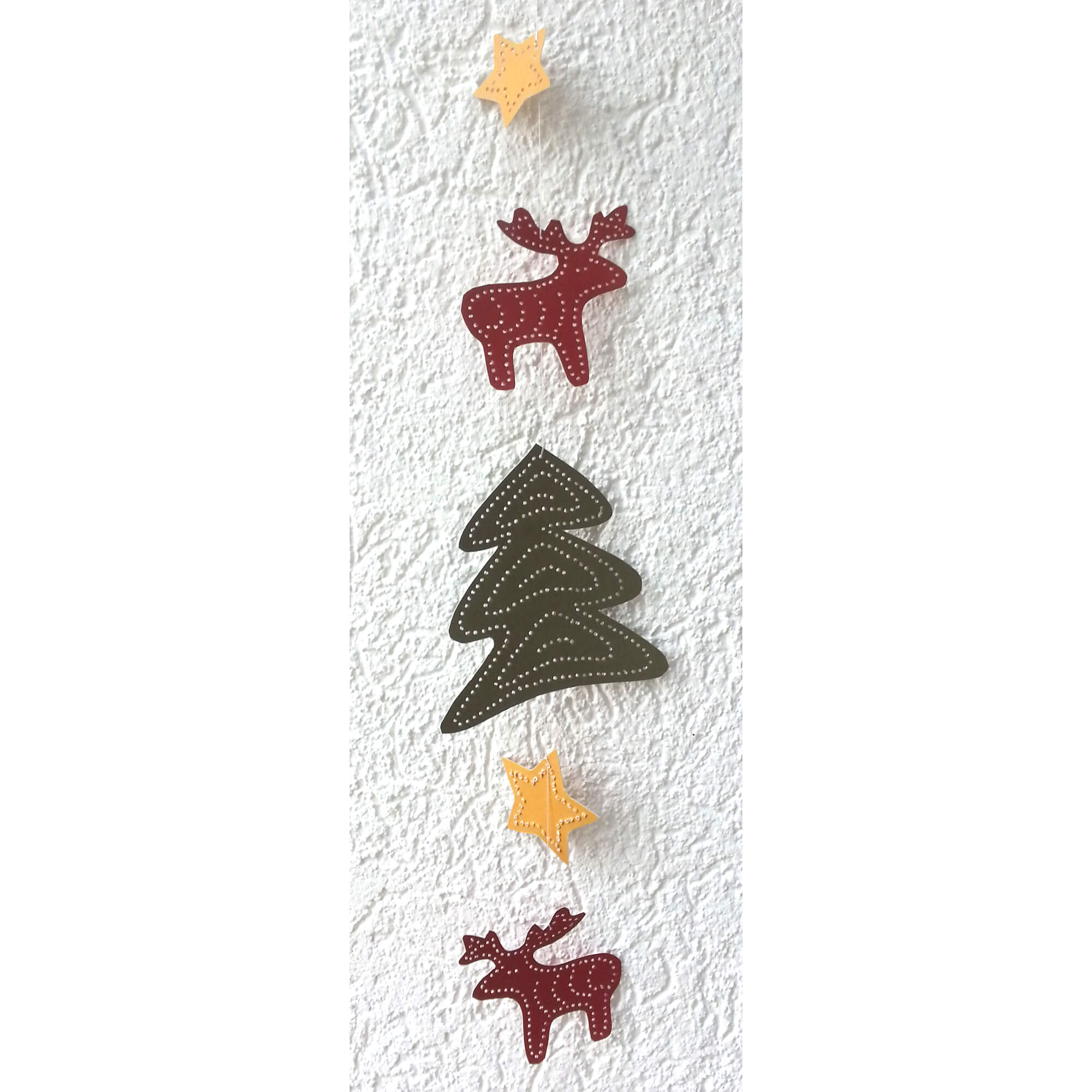 Prickeln für Kinder - Prickelset Weihnachtselche Familienmomente - malmichmunt.com