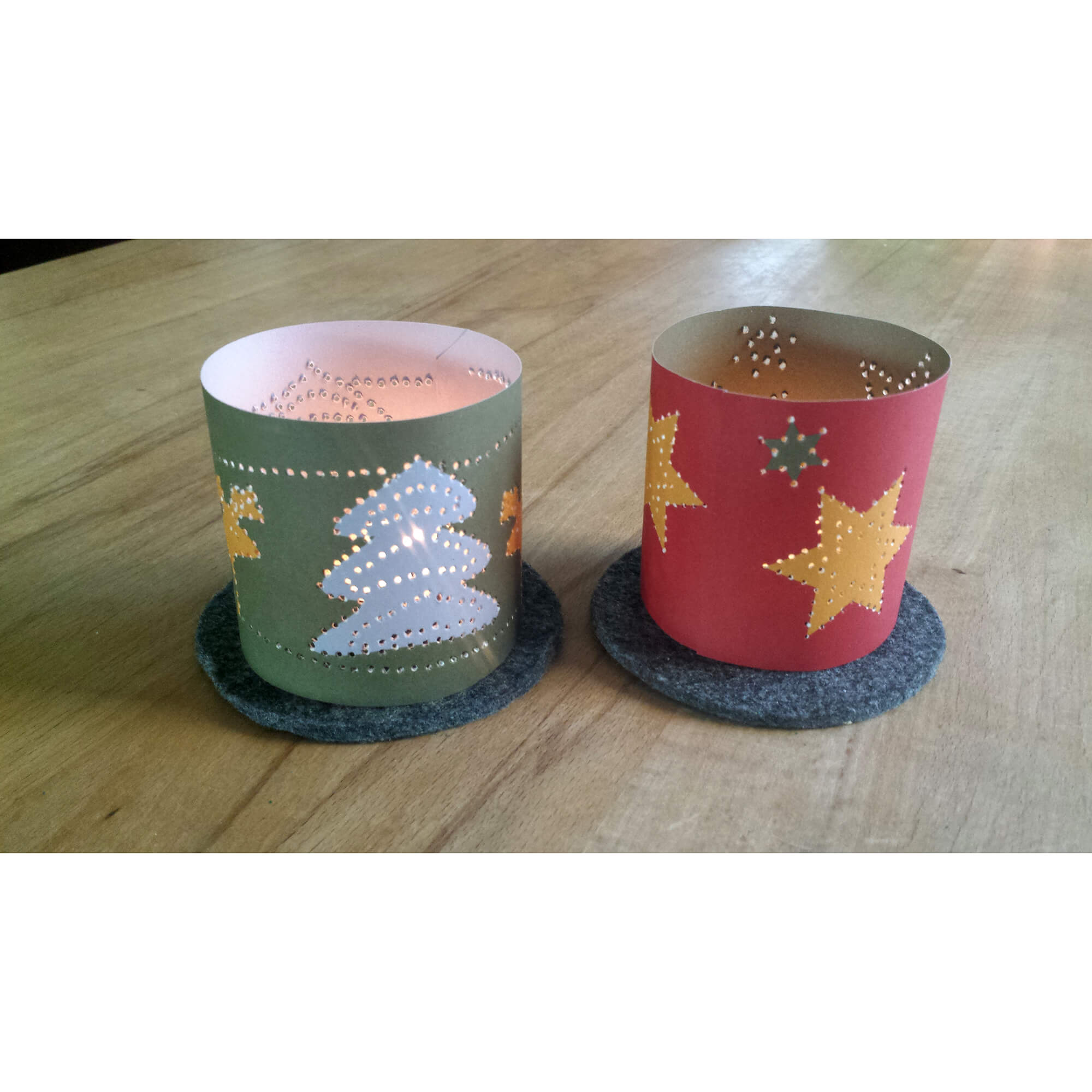 Prickeln für Kinder - Prickelset Weihnachtselche Familienmomente - malmichmunt.com