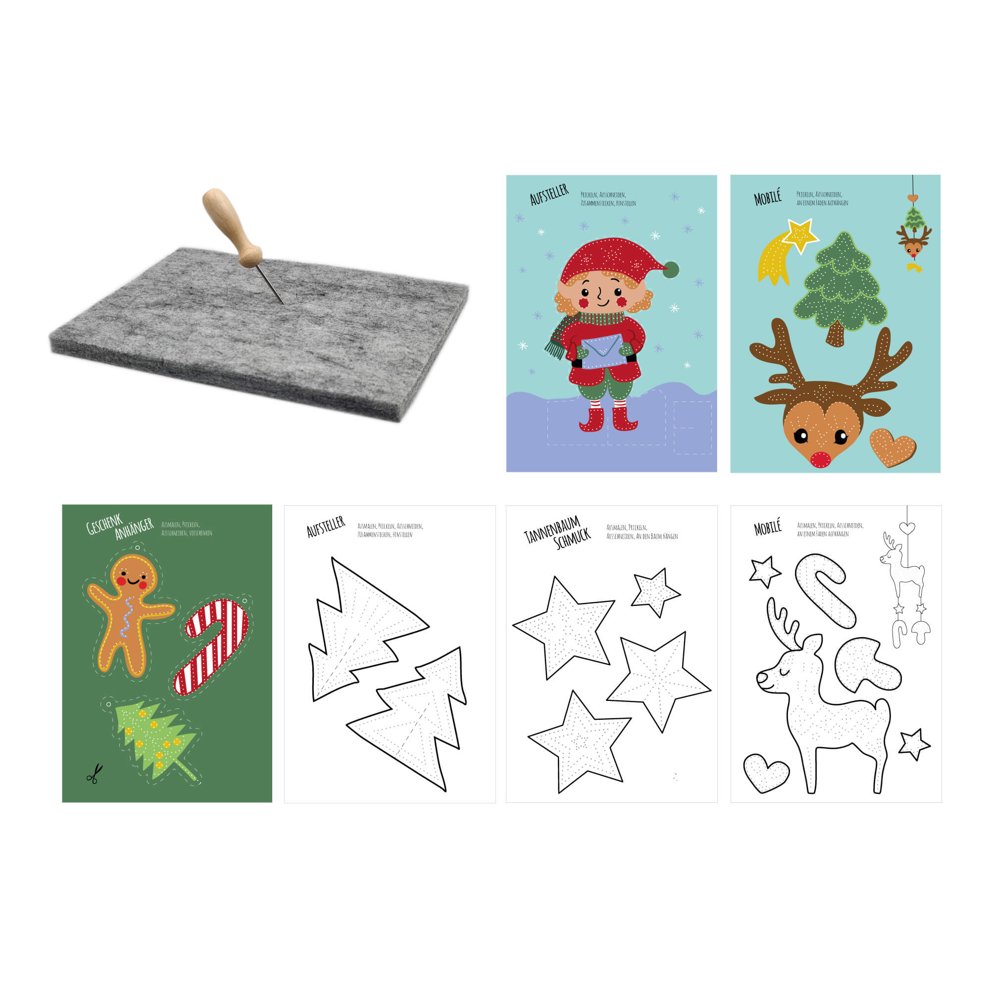 Prickelset Weihnachten Jeka - malmichmunt.com