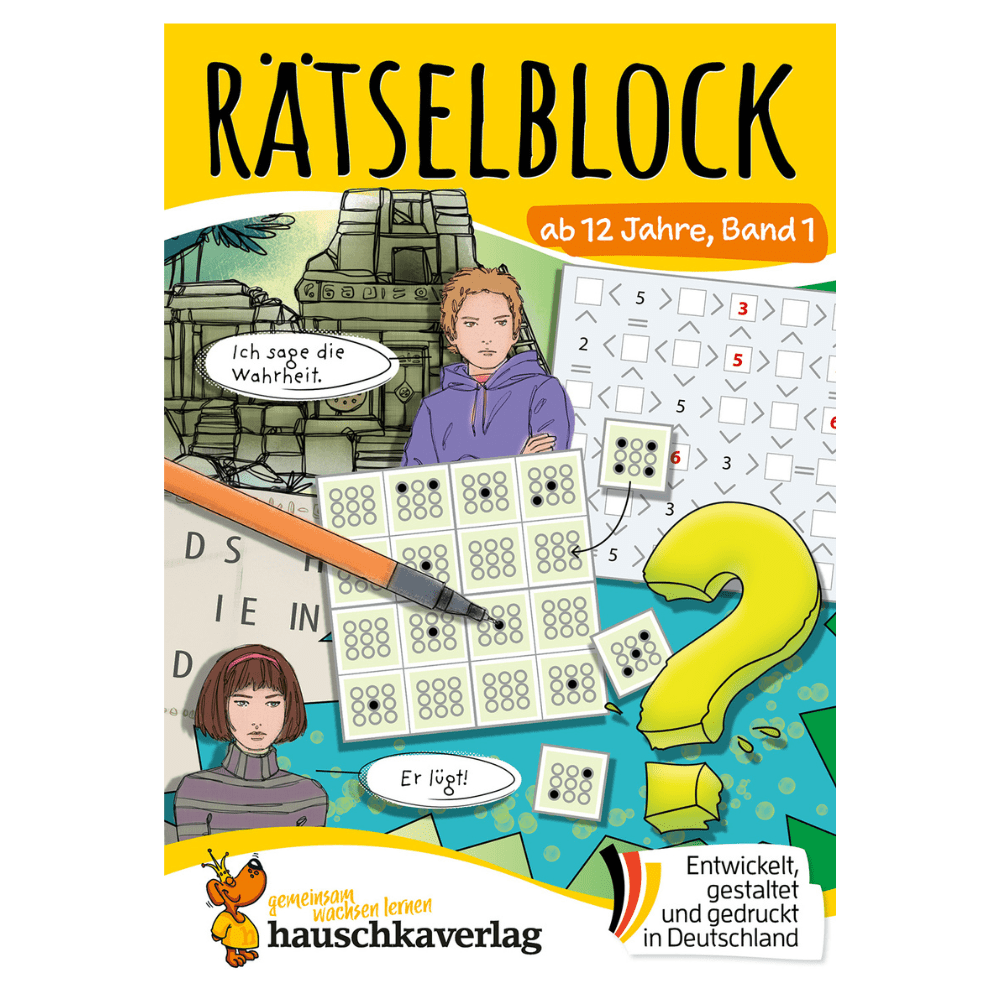Rätselblock ab 12 Jahre, Band 1 - Nr. 656 Hauschka Verlag - malmichmunt.com
