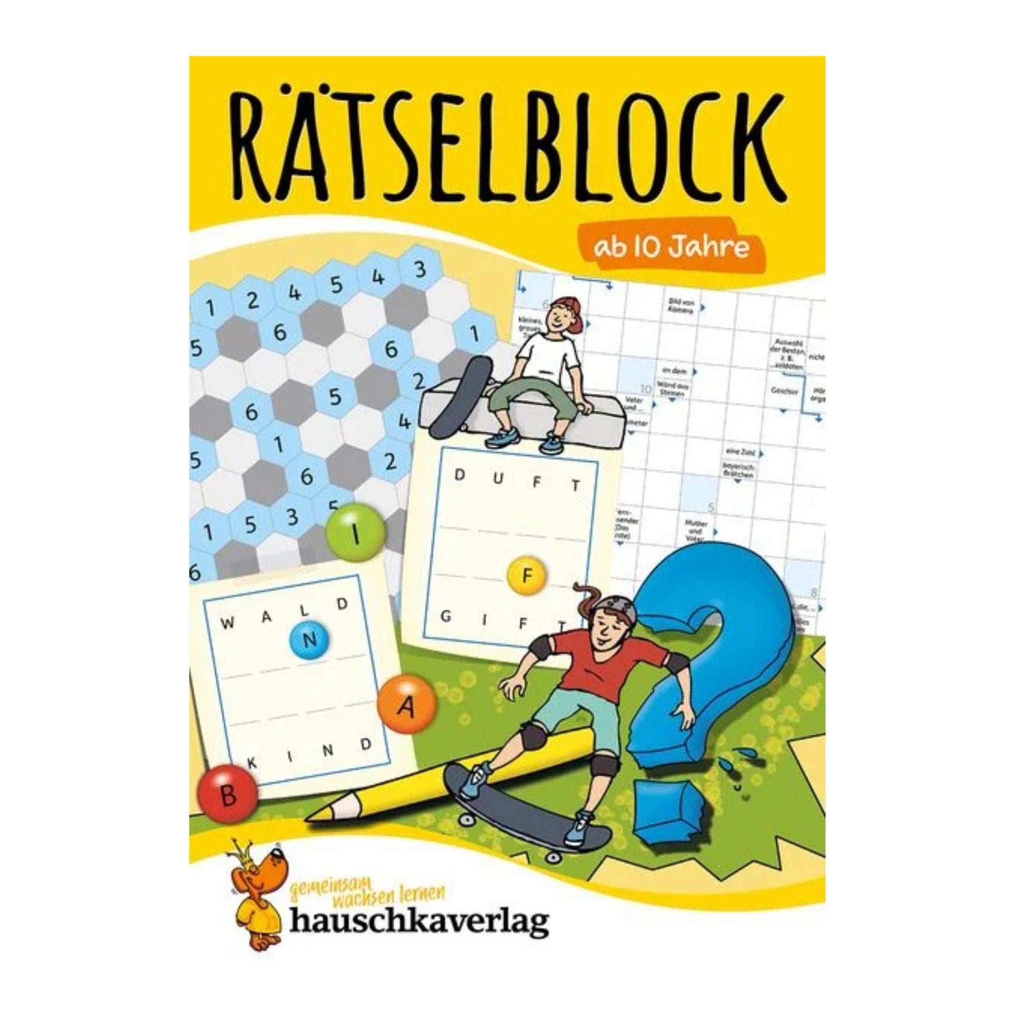 Rätselblock ab 10 Jahre, Band 1 - Nr. 635 Hauschka Verlag - malmichmunt.com