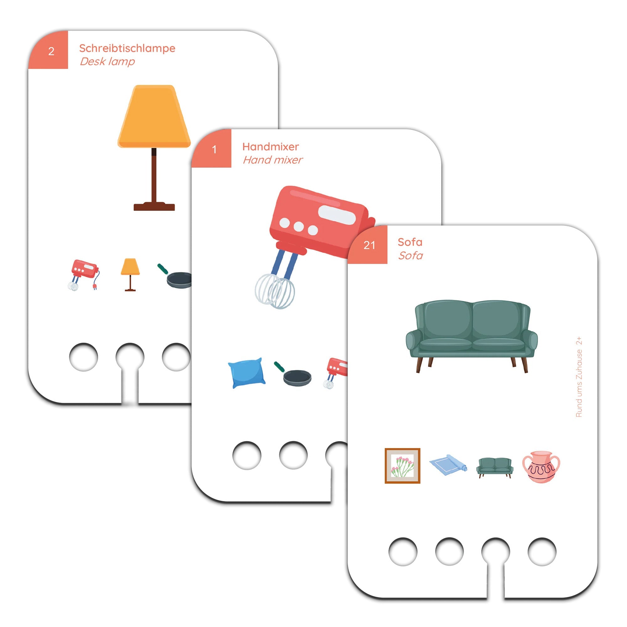 Rund um Zuhause - Übungen für den Lochkasten Lernspielverlag - malmichmunt.com