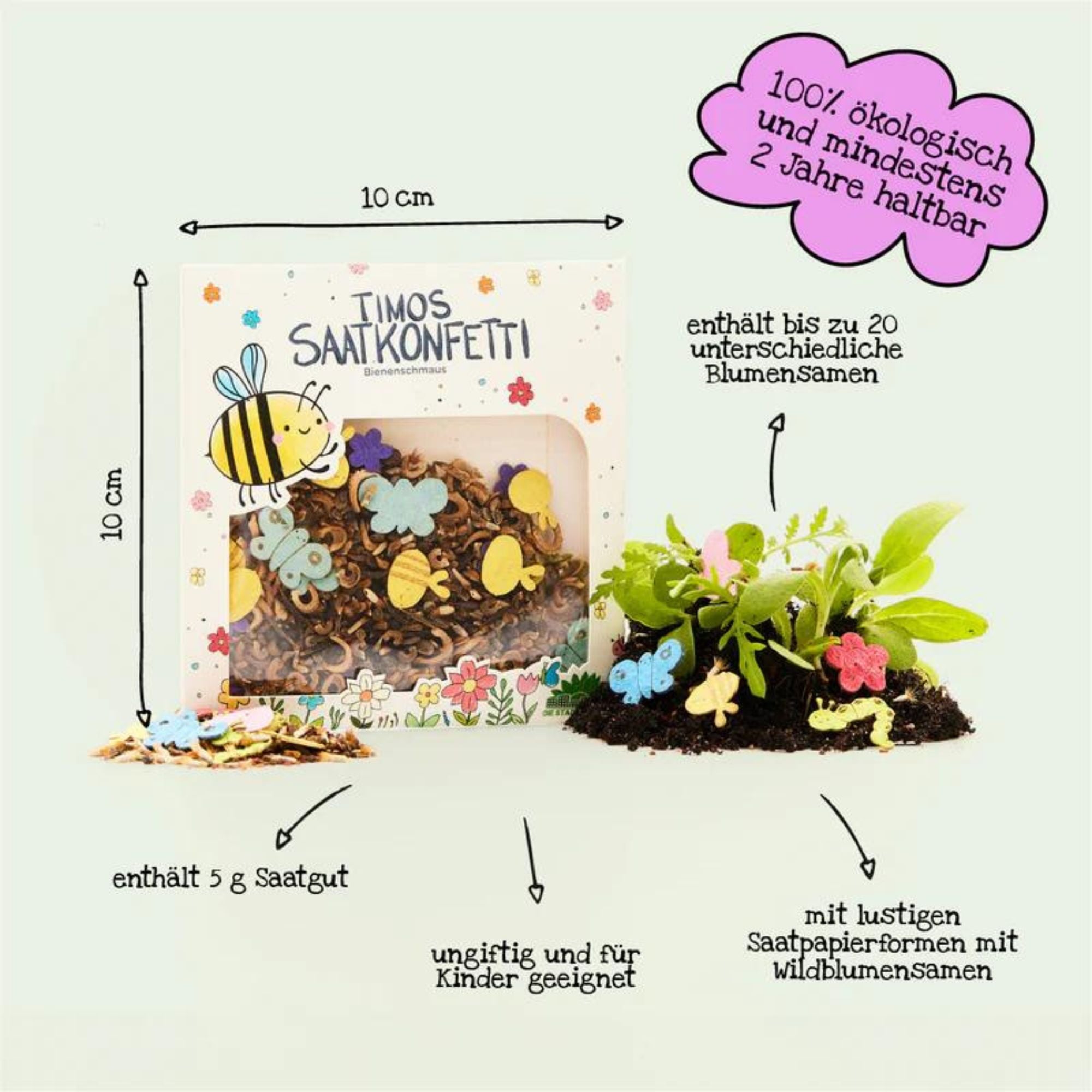 Saatgutkonfetti Die Stadtgärtner - malmichmunt.com