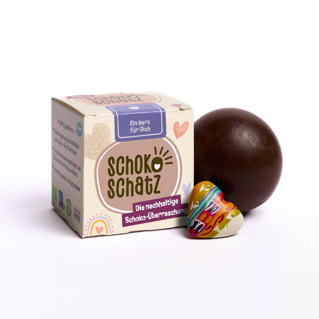 Schokoladen - Kugel mit Überraschung zum Muttertag SchokoSchatz e.K. - malmichmunt.com