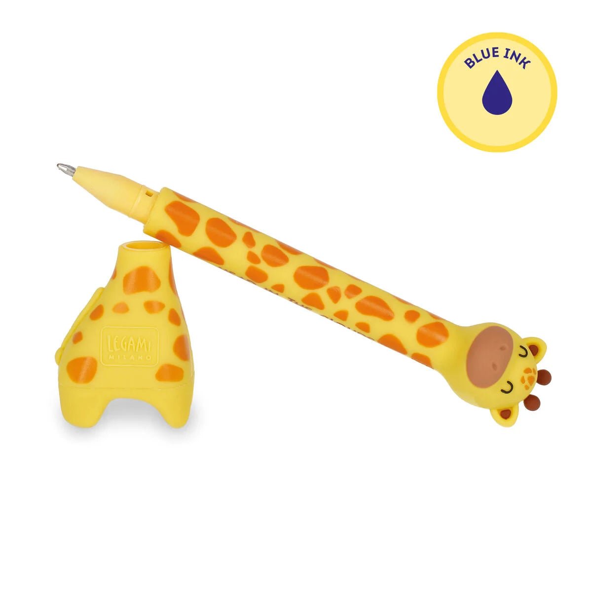Stand - Ink Ovation - Kugelschreiber mit Standfuß Giraffe Legami - malmichmunt.com
