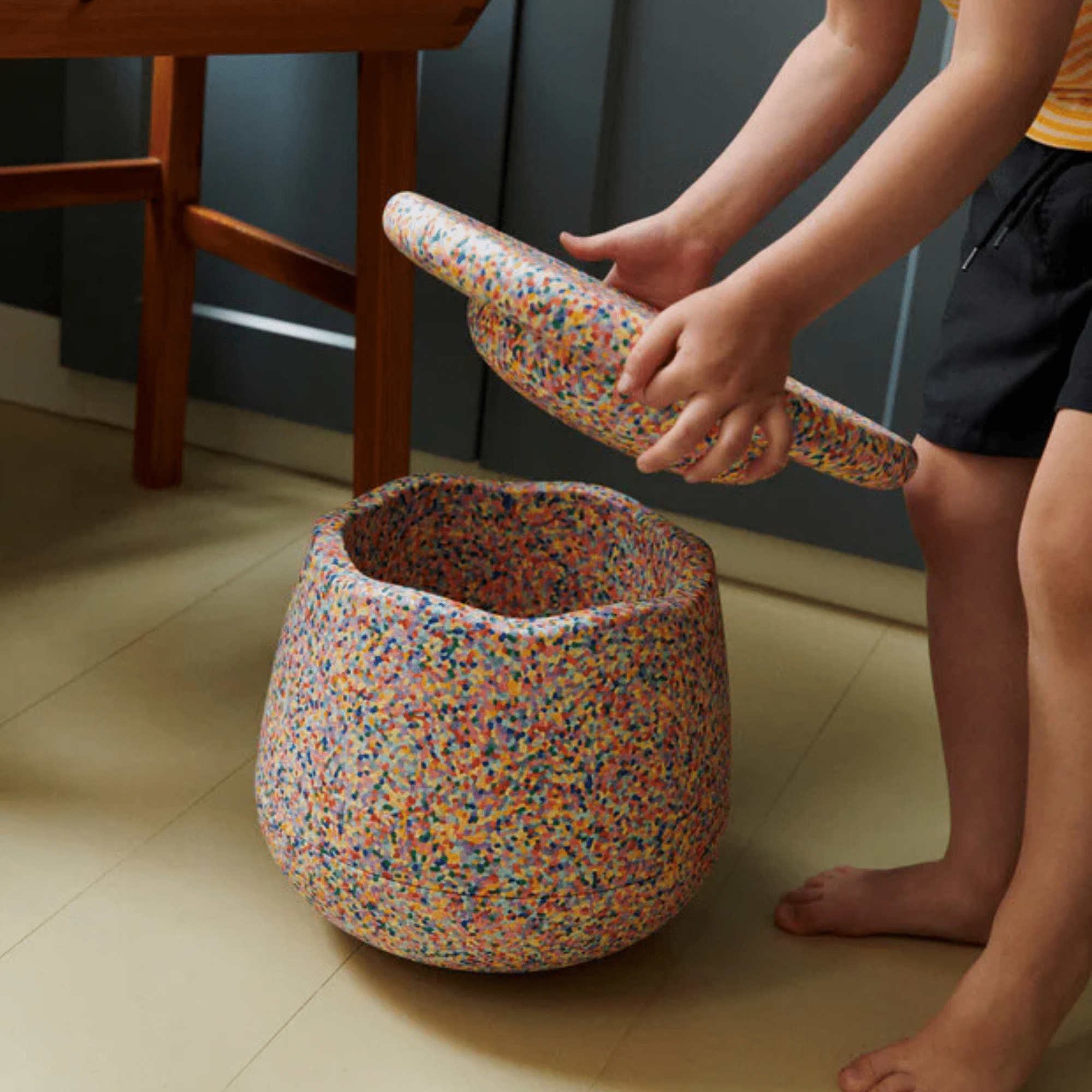 Stapelstein® Dynamic small super confetti Stapelstein - malmichmunt.com