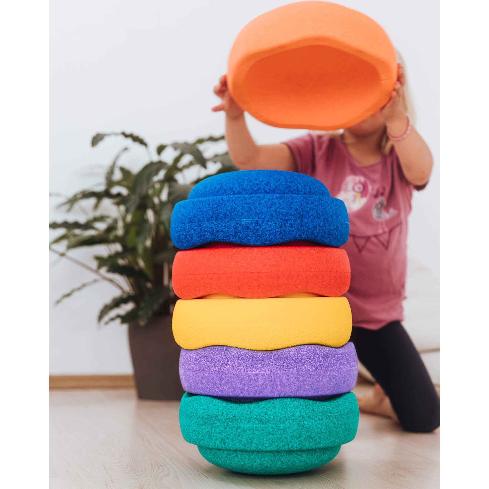 Stapelstein® Original rainbow classic Stapelstein - malmichmunt.com