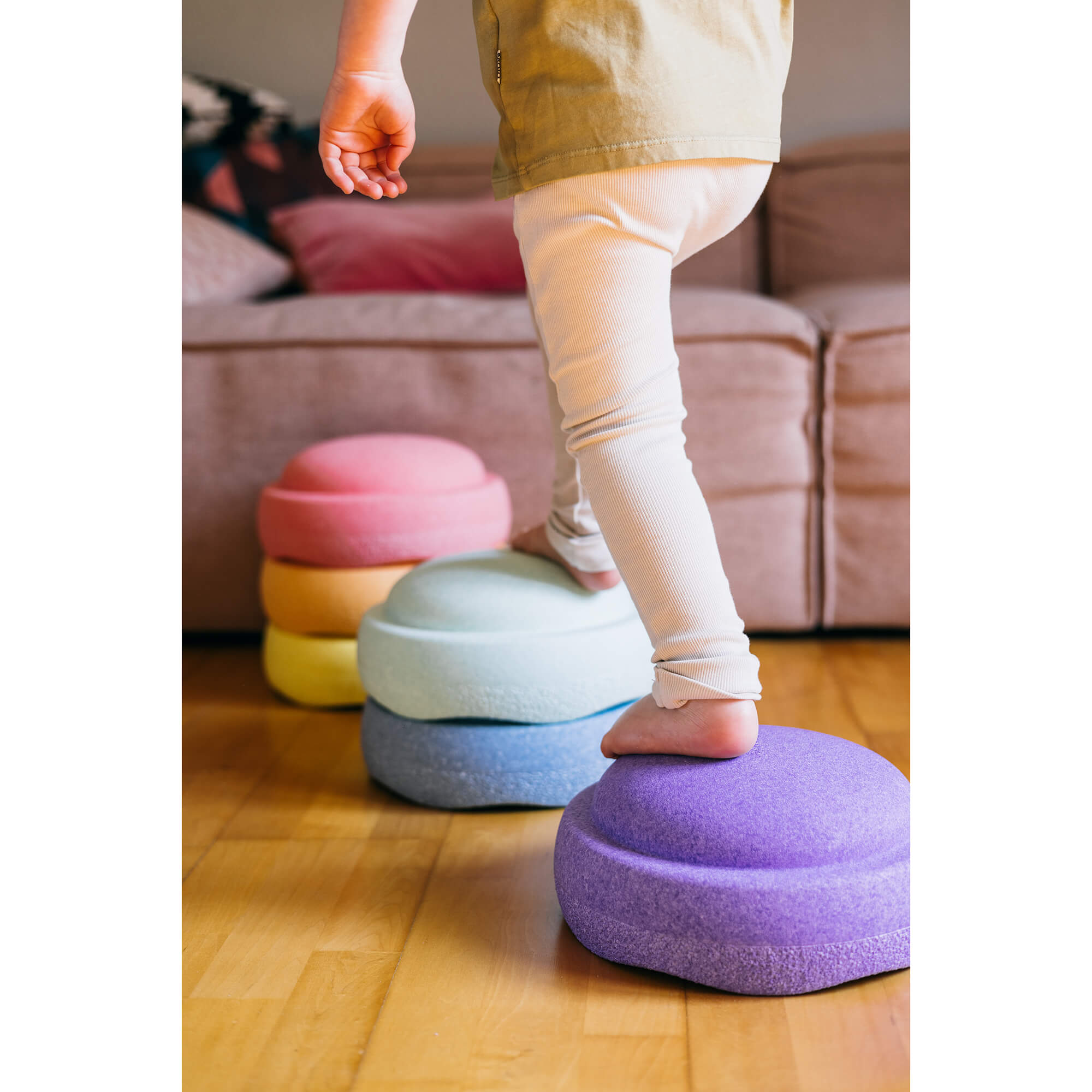 Stapelsteine Rainbow Pastell 6er Set Stapelstein - malmichmunt.com