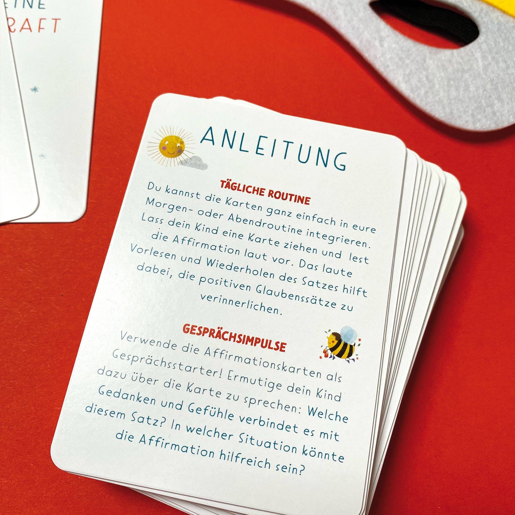 Starke Gedanken – Affirmationskarten für Kinder Rüsselfuchs - malmichmunt.com