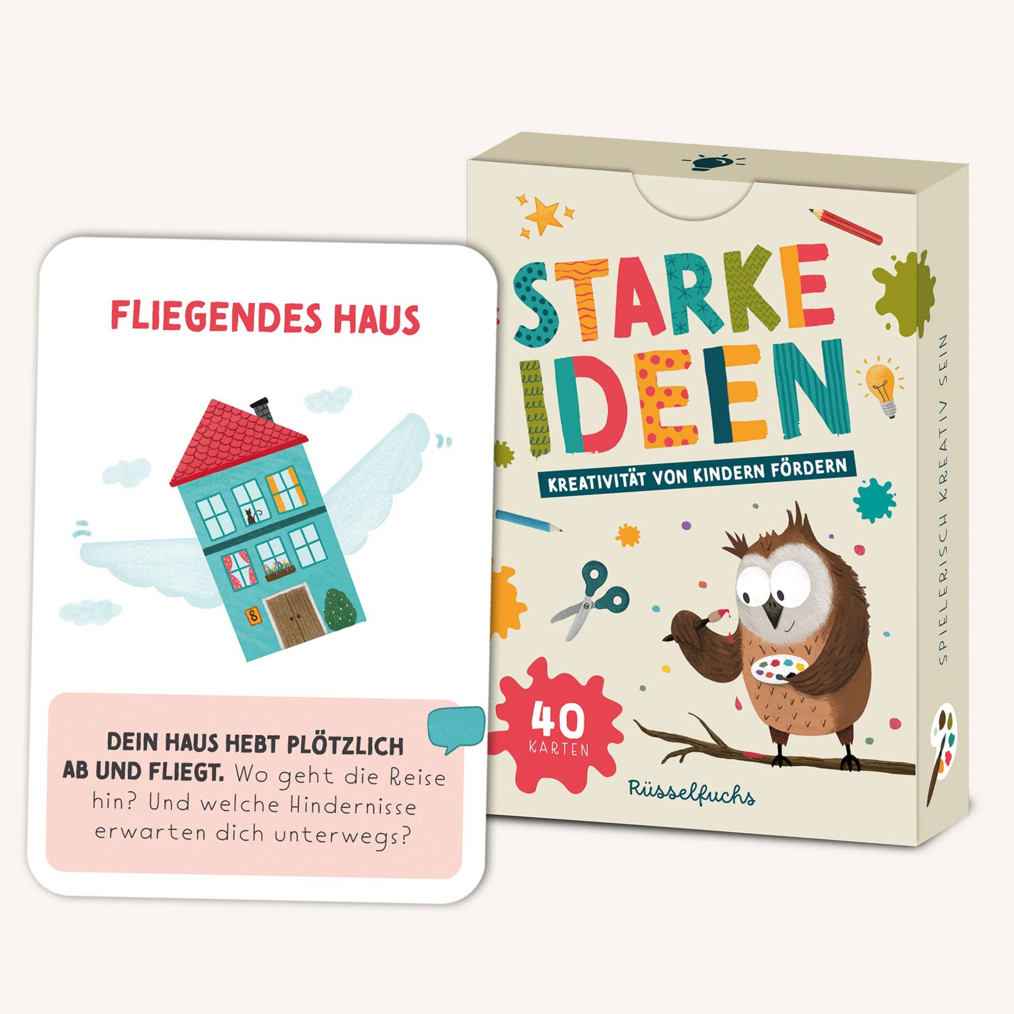 Starke Ideen – Kreativitätskarten für Kinder Rüsselfuchs - malmichmunt.com