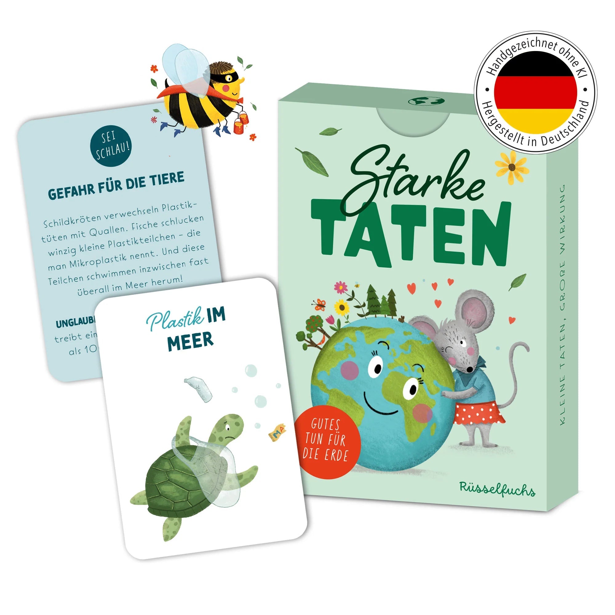 Starke Taten - Kartenspiel für Kinder Rüsselfuchs - malmichmunt.com