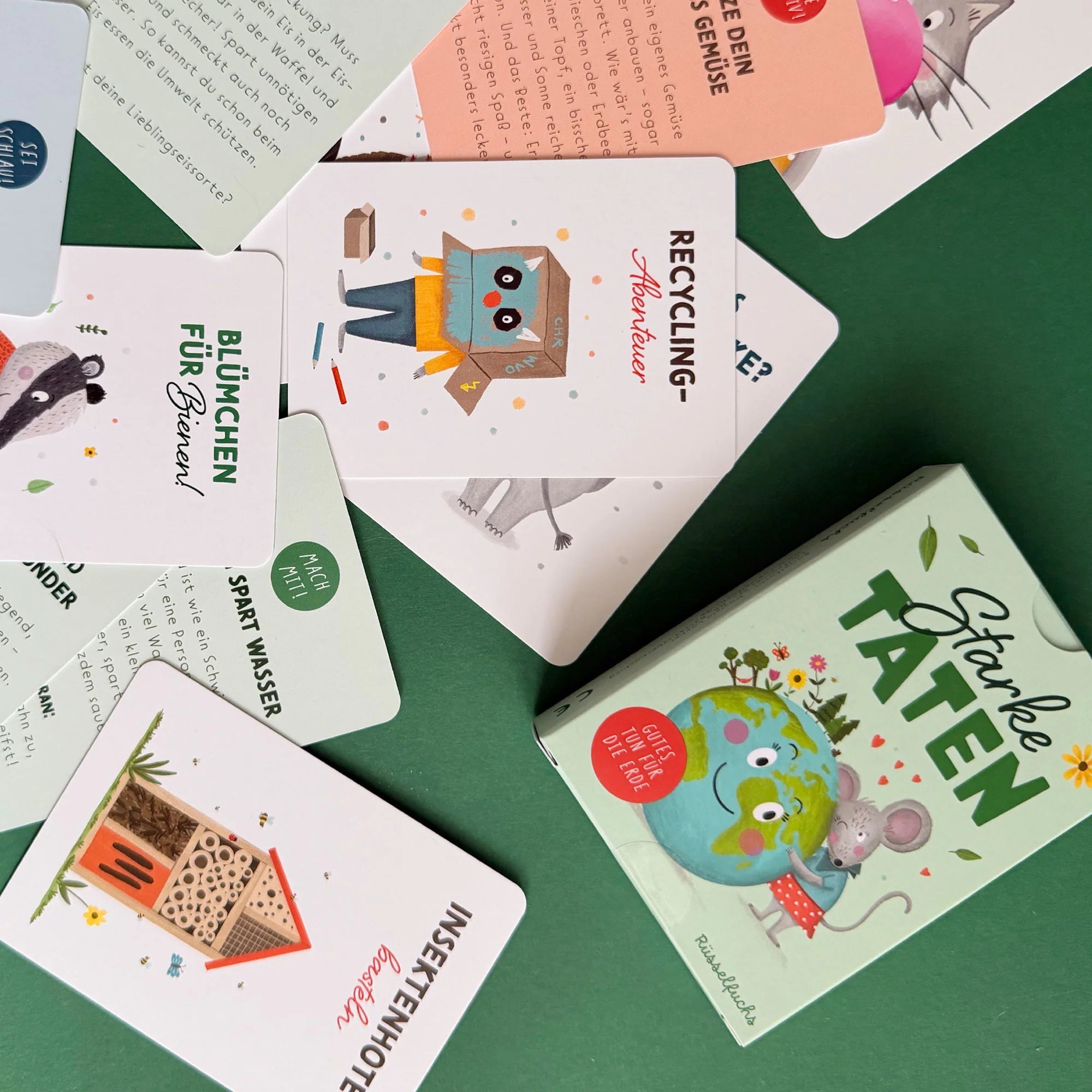 Starke Taten - Kartenspiel für Kinder Rüsselfuchs - malmichmunt.com