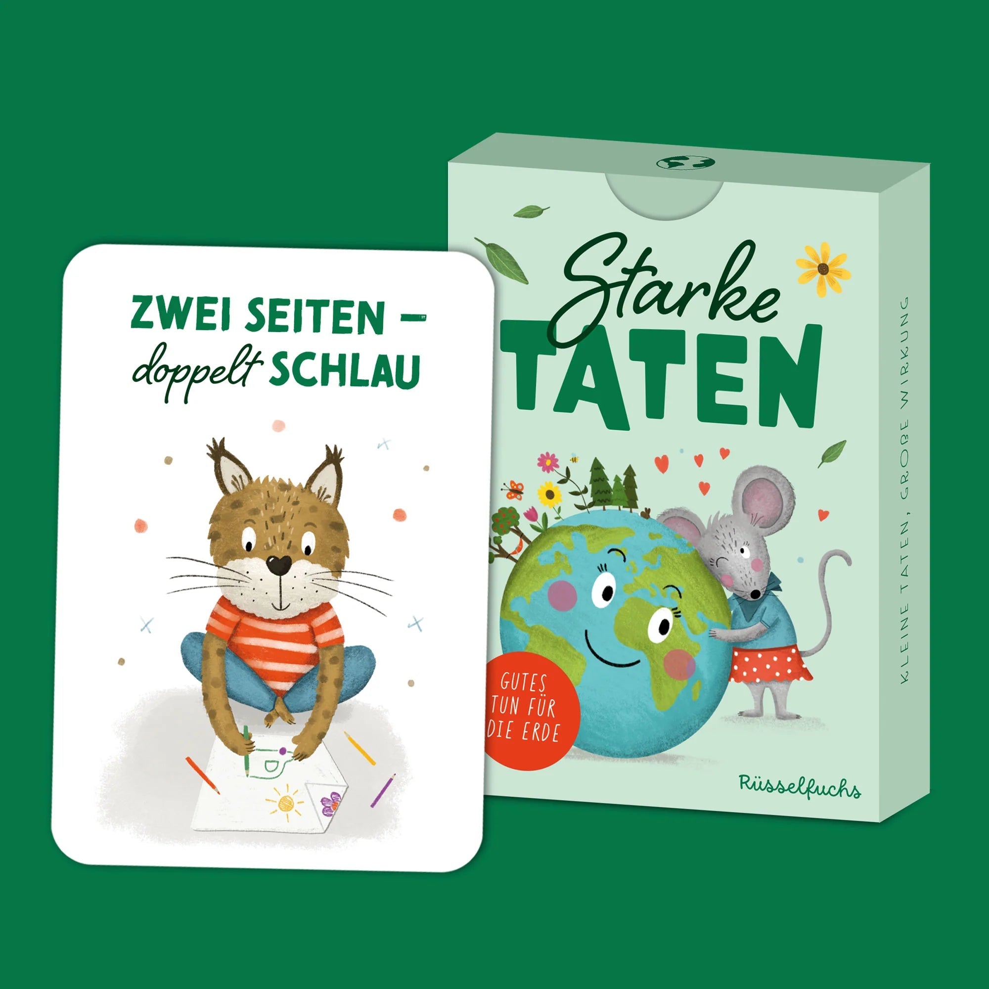 Starke Taten - Kartenspiel für Kinder Rüsselfuchs - malmichmunt.com