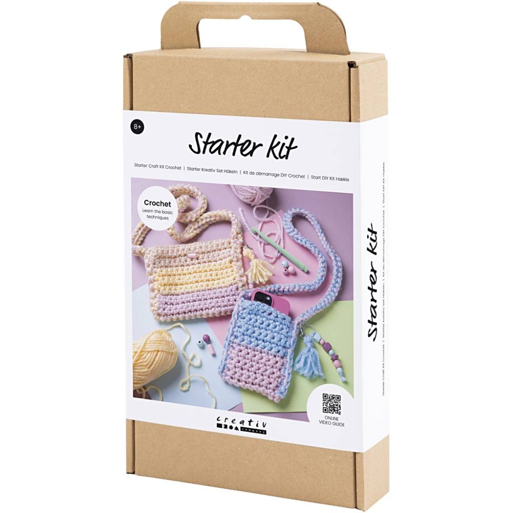 Starter Kreativ Set Häkeln – Stylische Taschen selber häkeln Creativ Company - malmichmunt.com