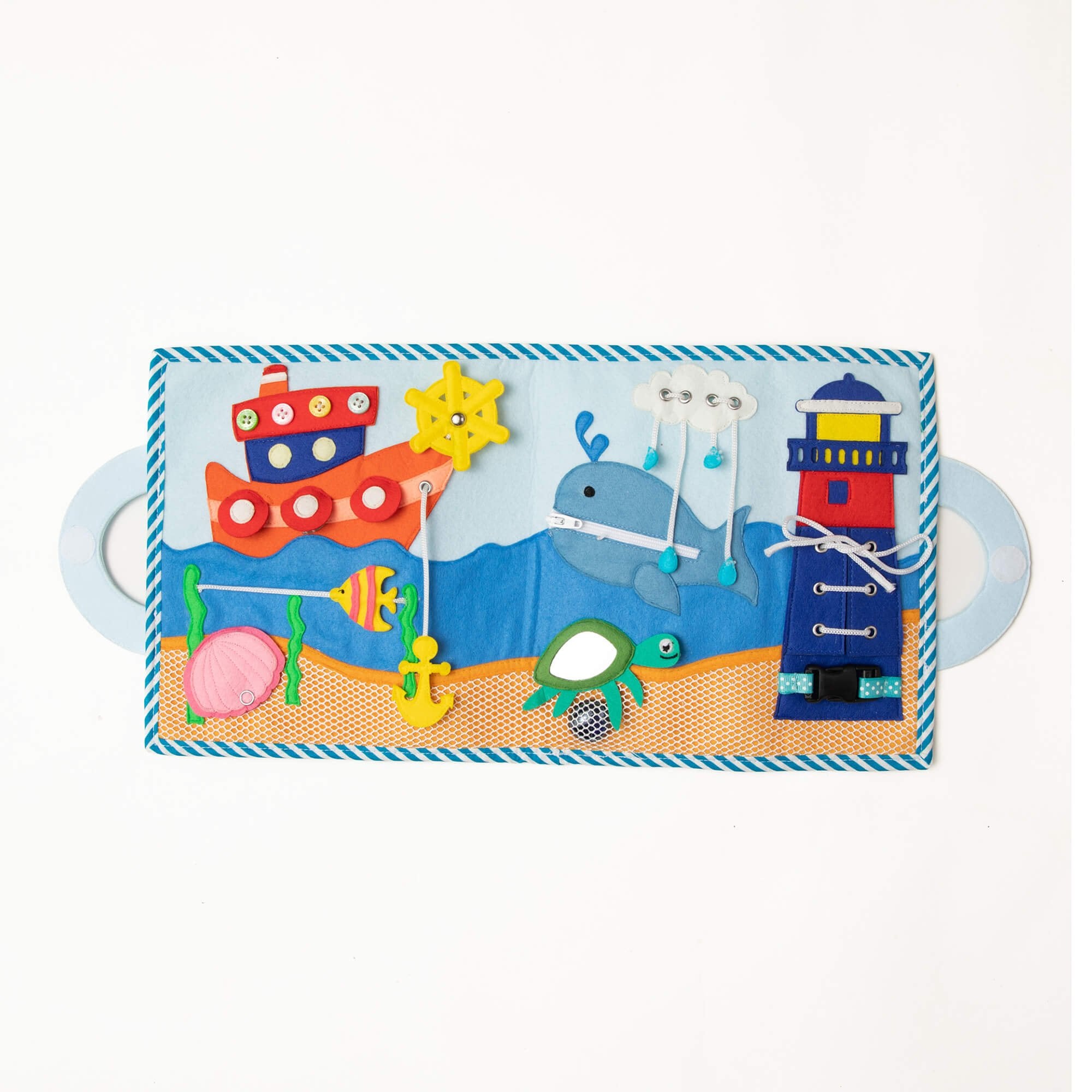 Stoffbuch "Magischer Fisch" (ab 2 Jahren) Jolly Designs - malmichmunt.com