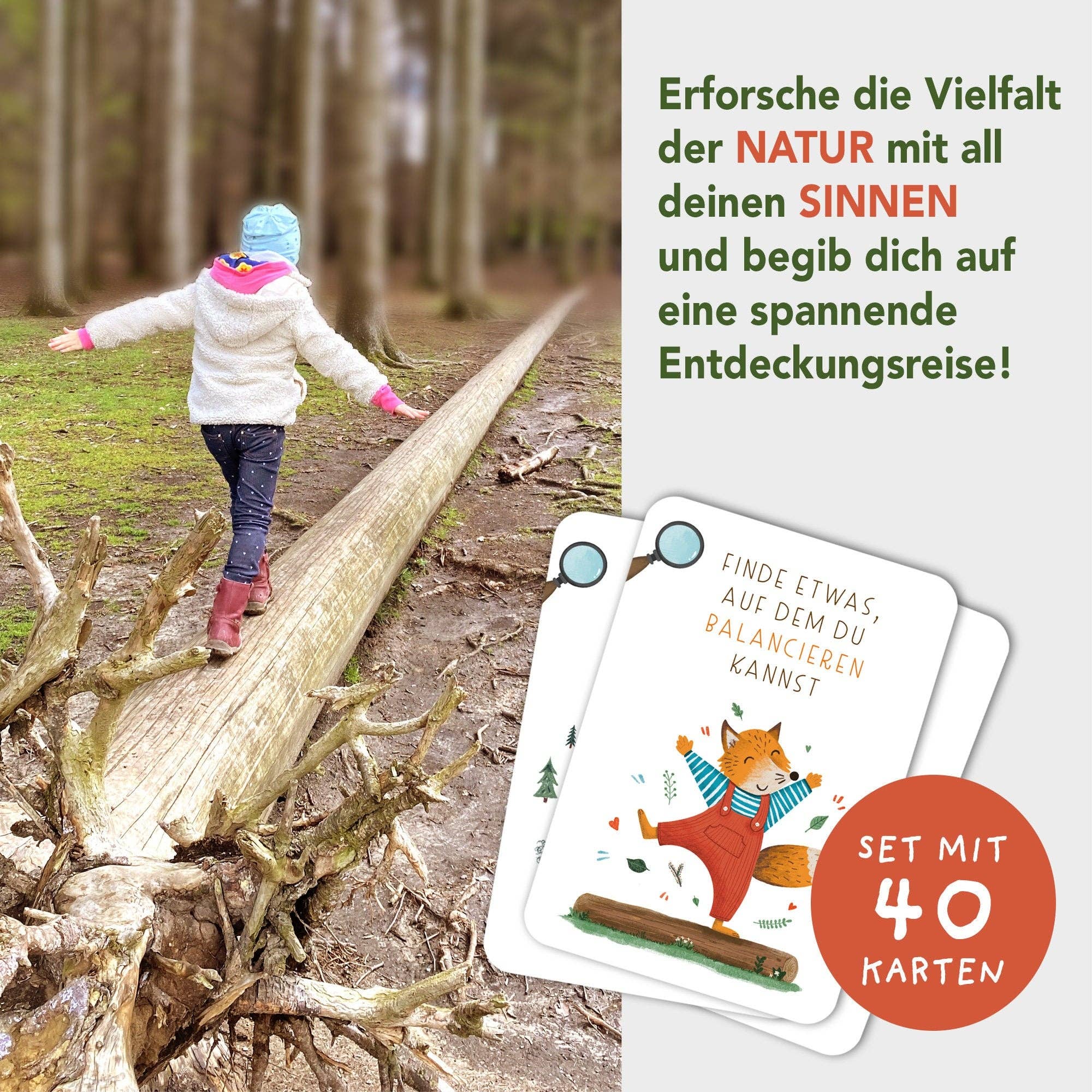 Suchen & Finden – Entdeckerkarten für Kinder Rüsselfuchs - malmichmunt.com