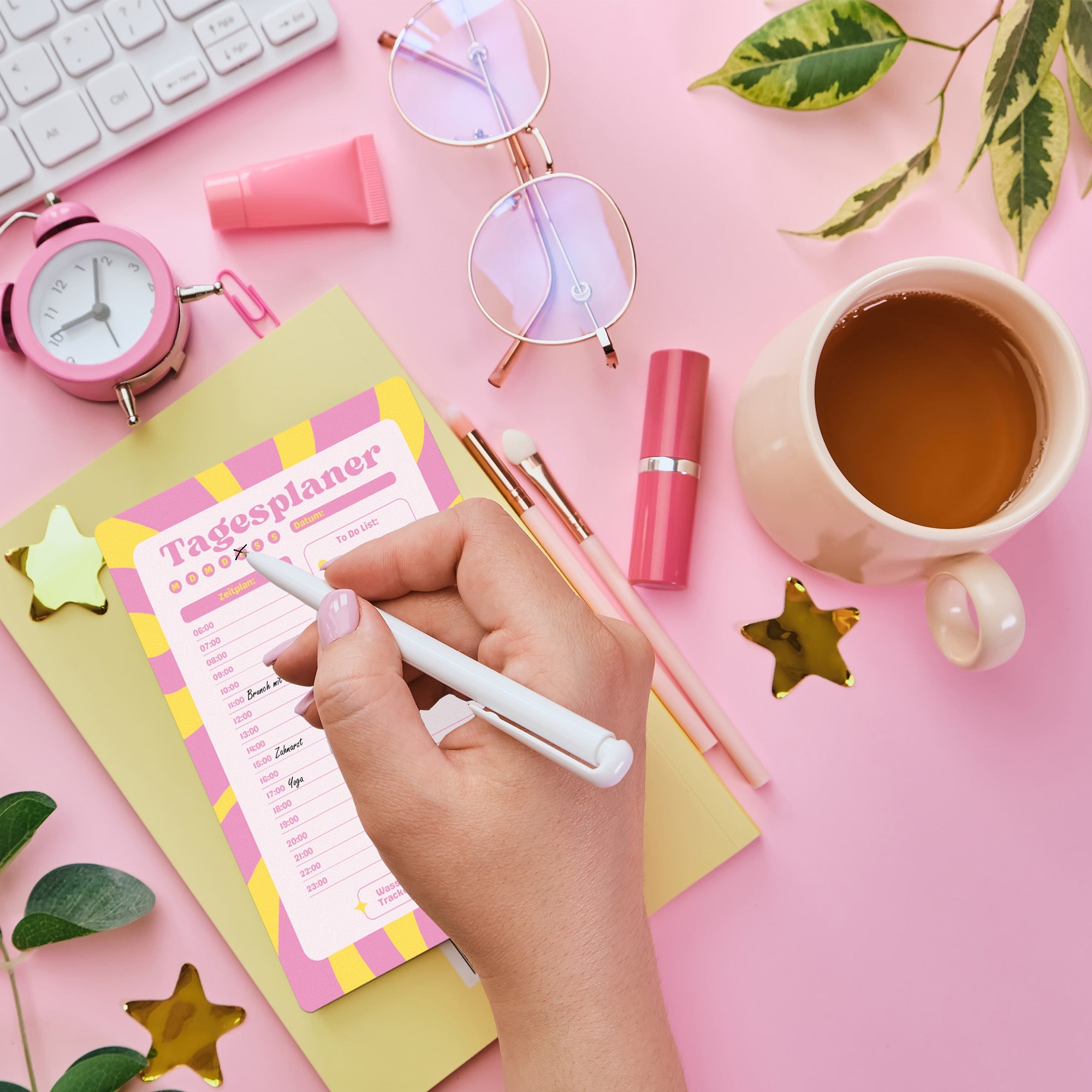 Tagesplaner & To - Do List - Pink Jeka - malmichmunt.com