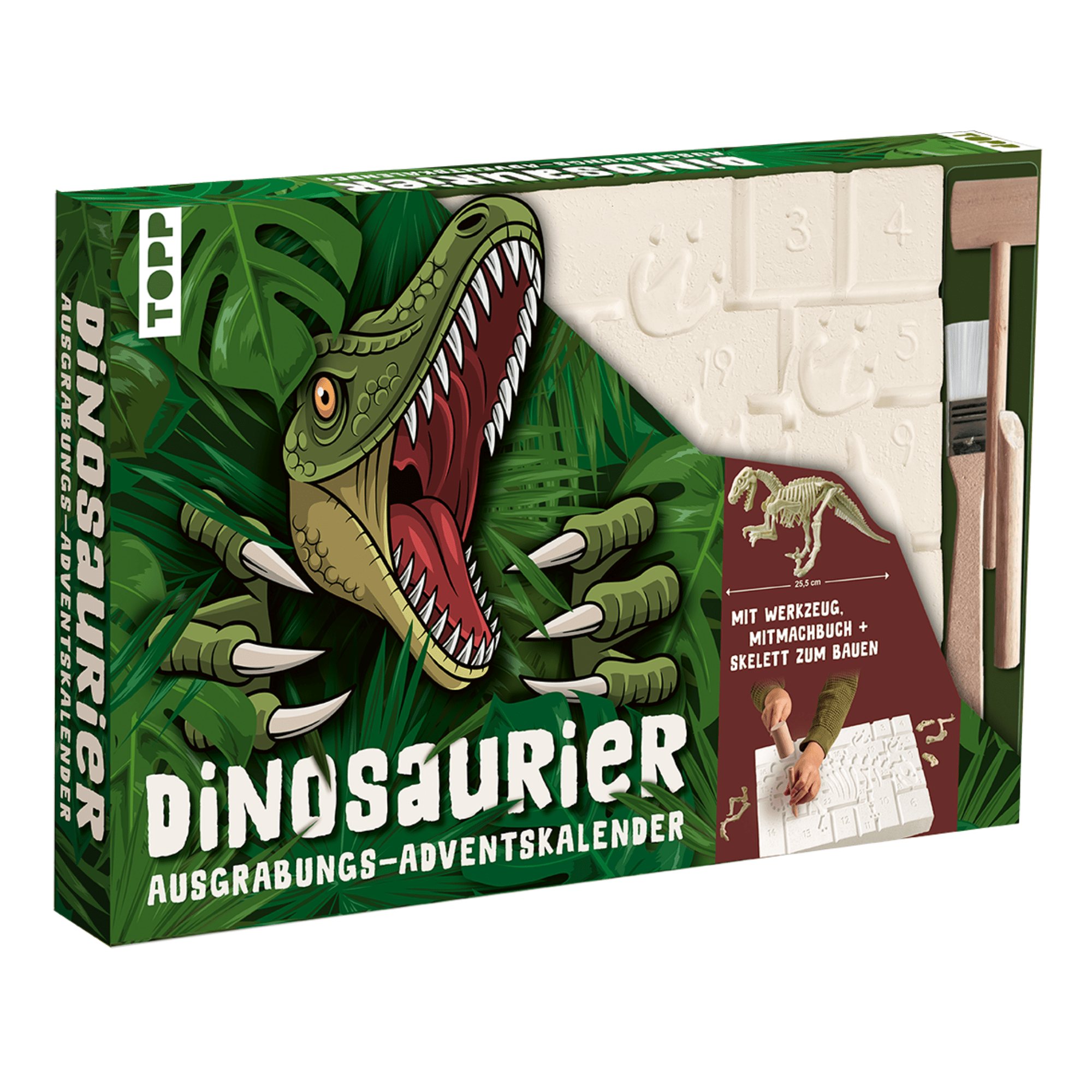 Topp Verlag Ausgrabungsadventskalender - Dinosaurier TOPP Verlag - malmichmunt.com