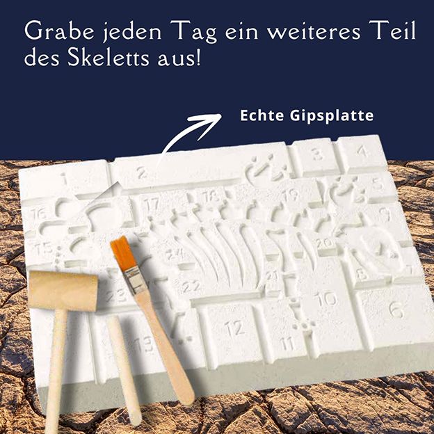 Topp Verlag Ausgrabungsadventskalender - Dinosaurier TOPP Verlag - malmichmunt.com