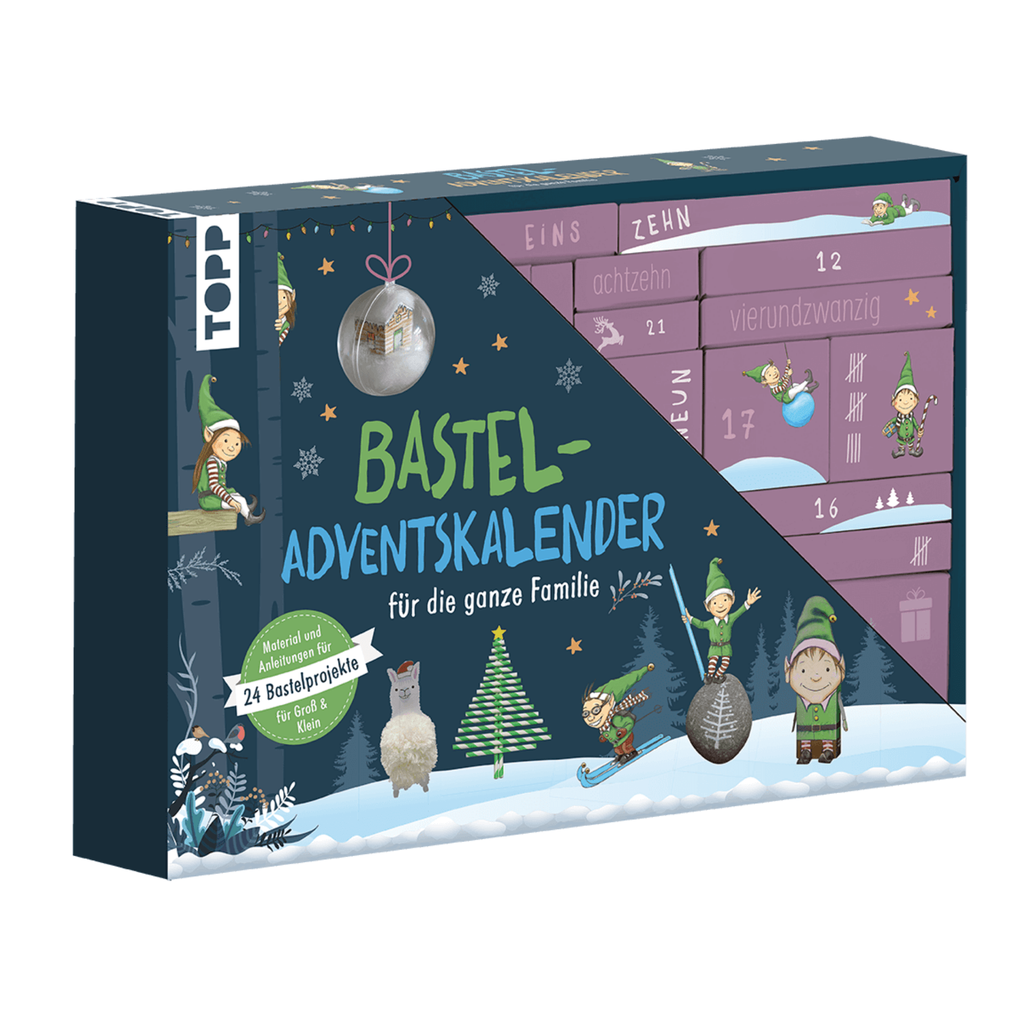 Topp Verlag Familien Bastel-Adventskalender TOPP Verlag - malmichmunt.com