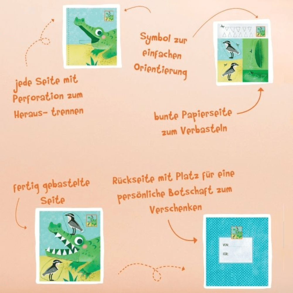 Verbastelbuch für die Allerkleinsten: im Zoo TOPP Verlag - malmichmunt.com