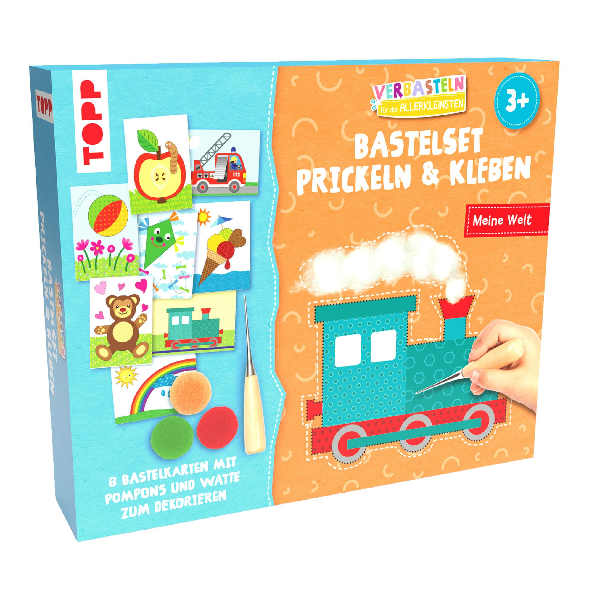 Verbasteln für die Allerkleinsten: Prickeln & Kleben - Meine Welt TOPP Verlag - malmichmunt.com