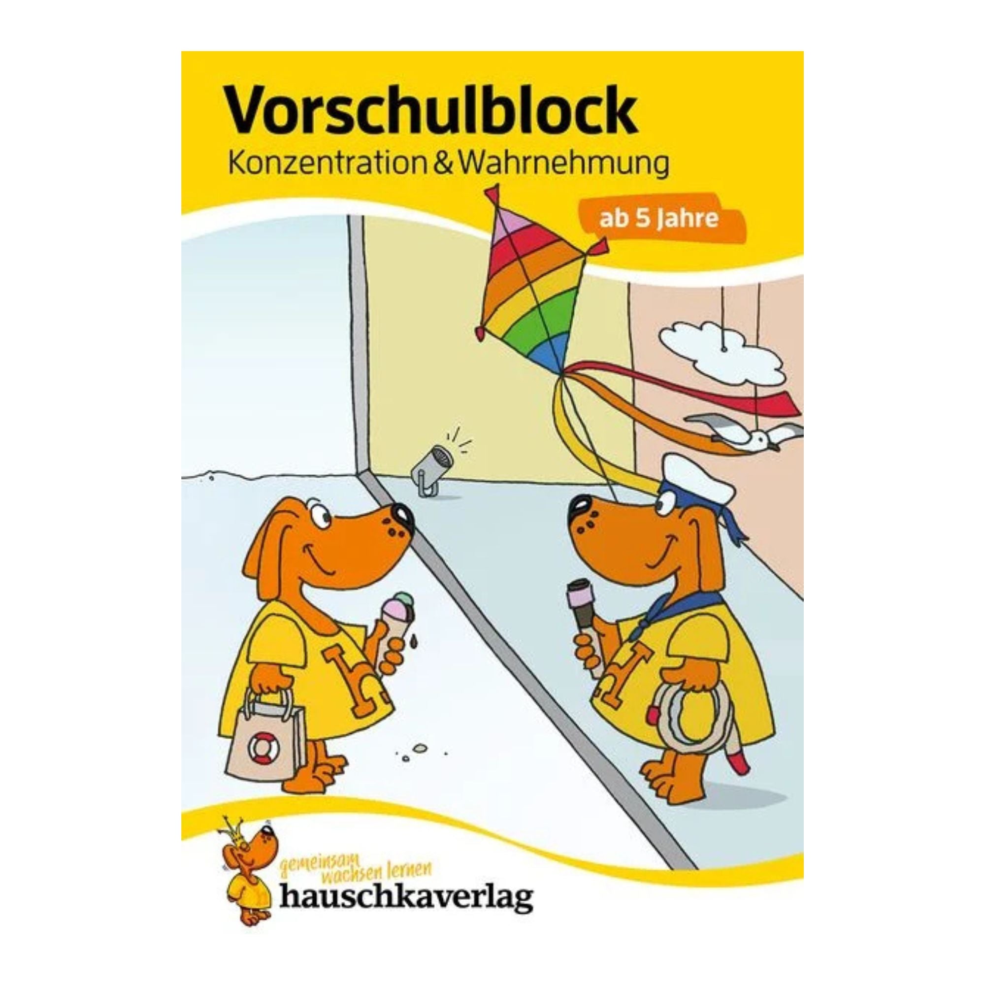 Vorschulblock – Konzentration und Wahrnehmung ab 5 Jahre - Nr. 623 Hauschka Verlag - malmichmunt.com