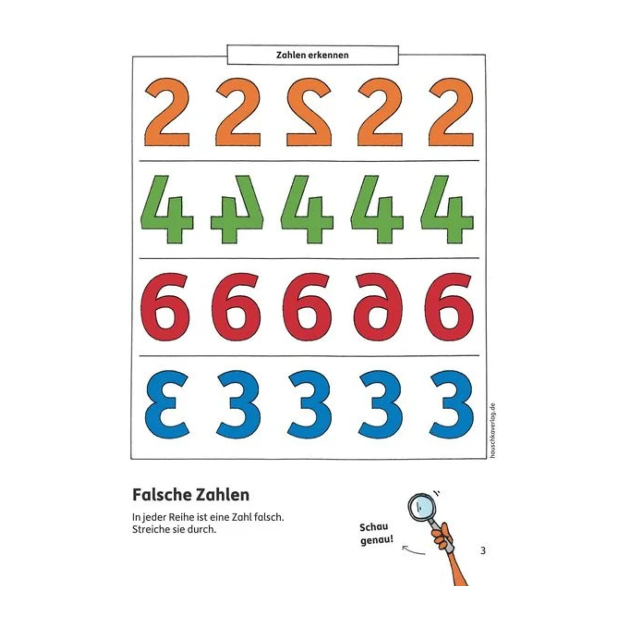 Vorschulblock – Zahlen und Mengen ab 5 Jahre - Nr. 627 Hauschka Verlag - malmichmunt.com
