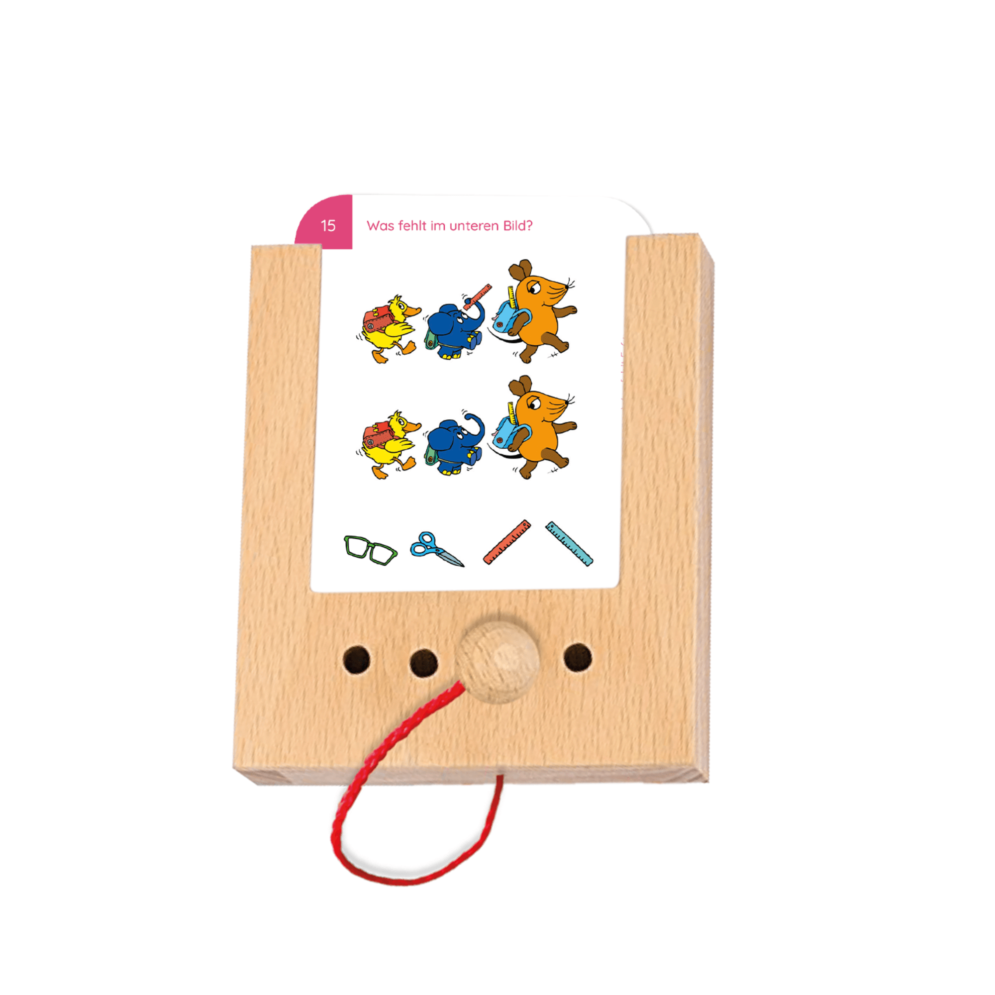 Was fehlt? mit der Maus 5 - 6+ - Übungen für den Lochkasten Lernspielverlag - malmichmunt.com