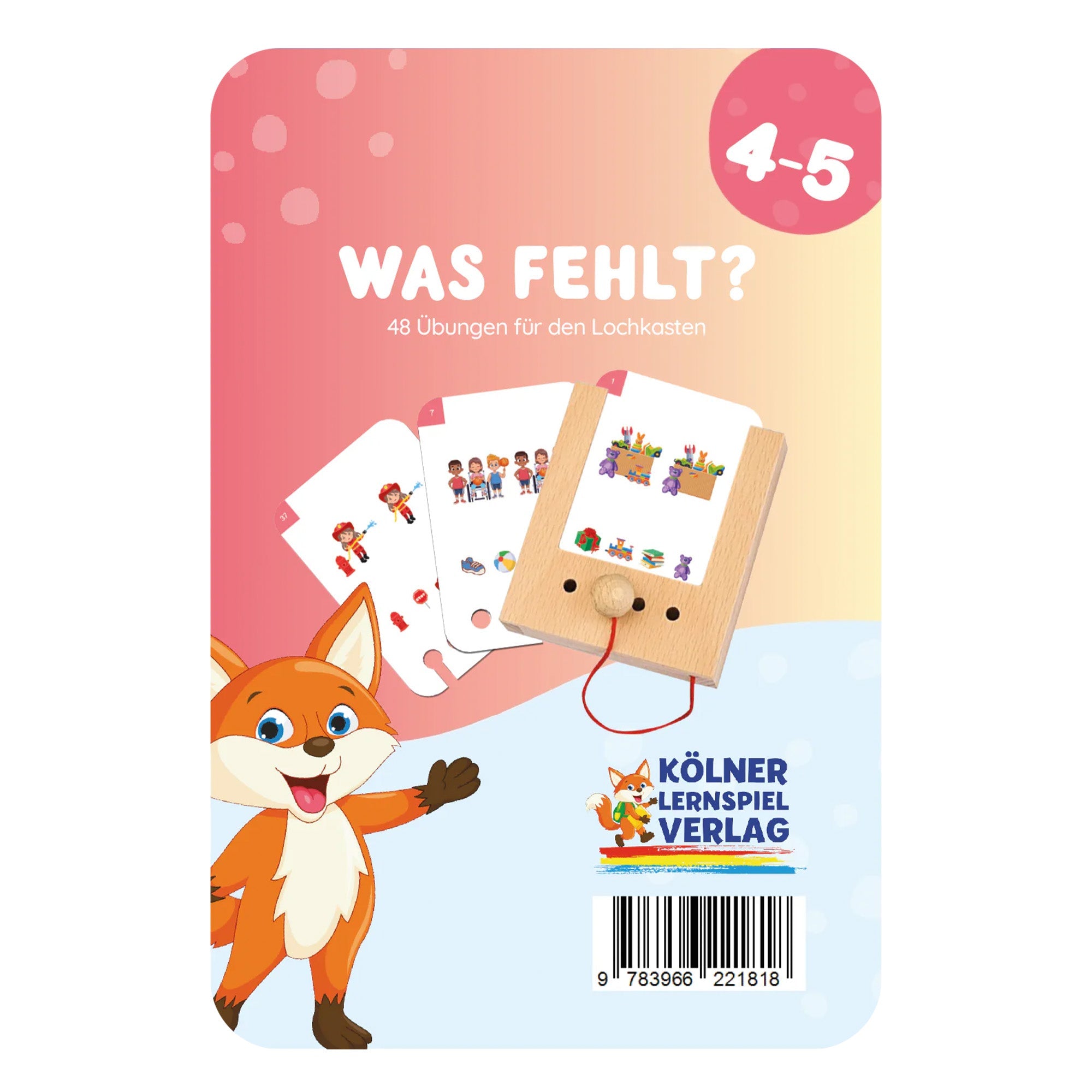 Was fehlt? Unterschiede erkennen 4 - 5 Jahre - Übungen für den Lochkasten Lernspielverlag - malmichmunt.com