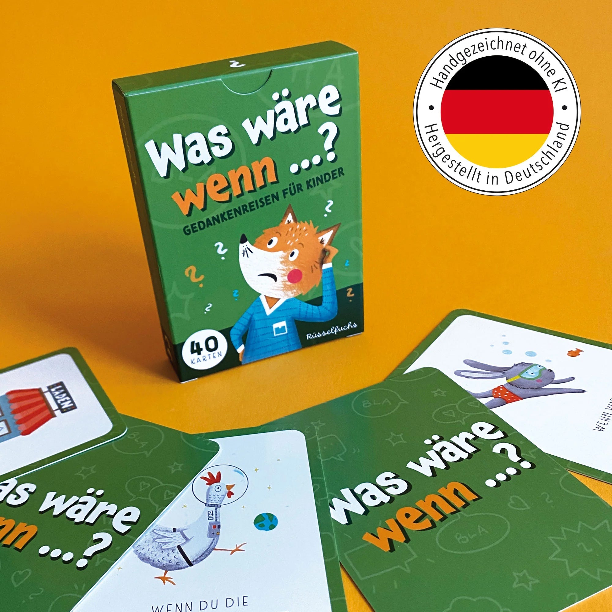 Was wäre wenn …? – Kartenspiel für Kinder Rüsselfuchs - malmichmunt.com