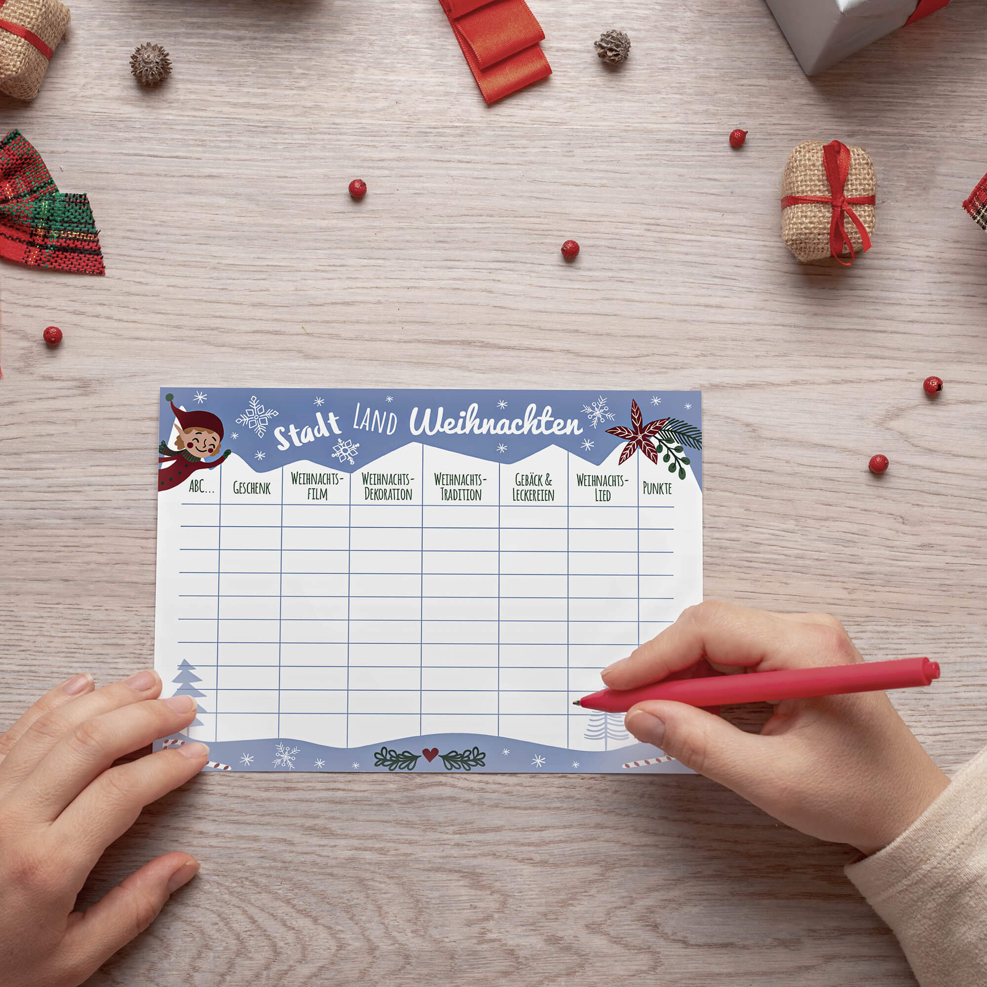Weihnachtsspiele - Set Elf Jeka - malmichmunt.com