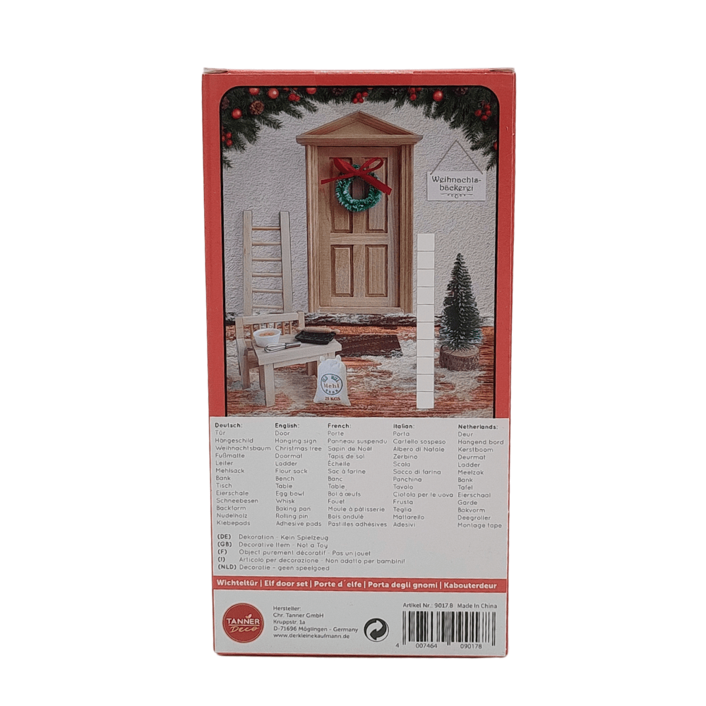Wichteltür "Weihnachtsbäckerei" OBILO - malmichmunt.com