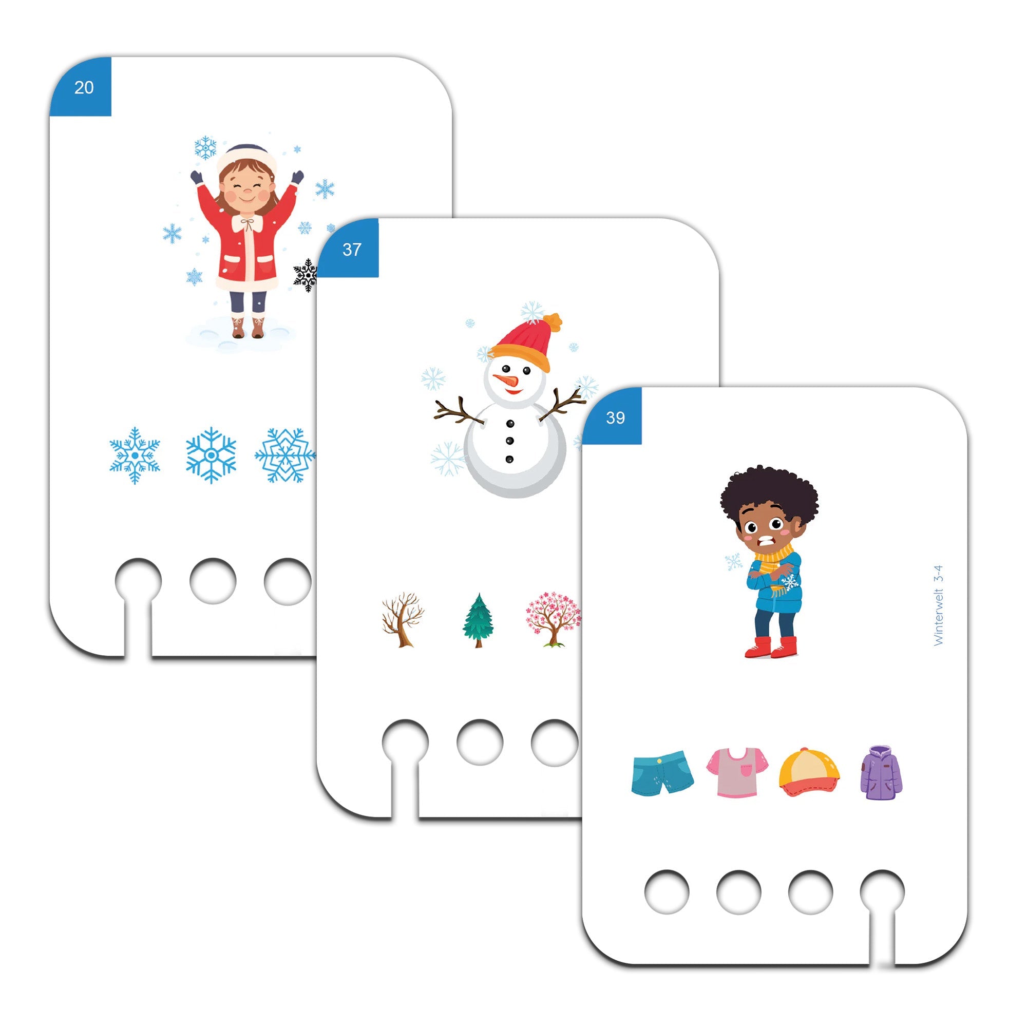 Winterwelt - Übungen für den Lochkasten Lernspielverlag - malmichmunt.com