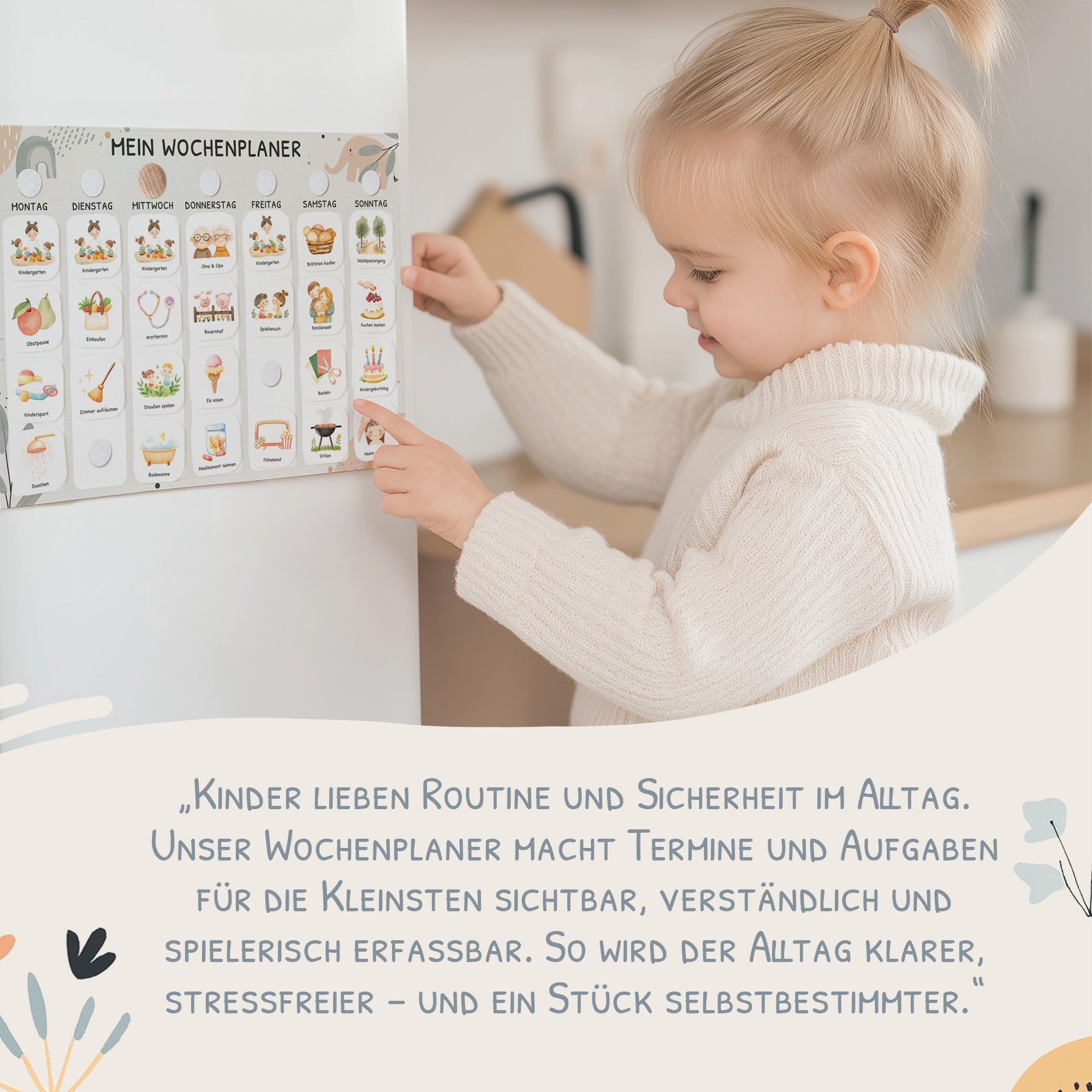 Wochenplaner Kinder - Motiv Little Elephant Jeka - malmichmunt.com