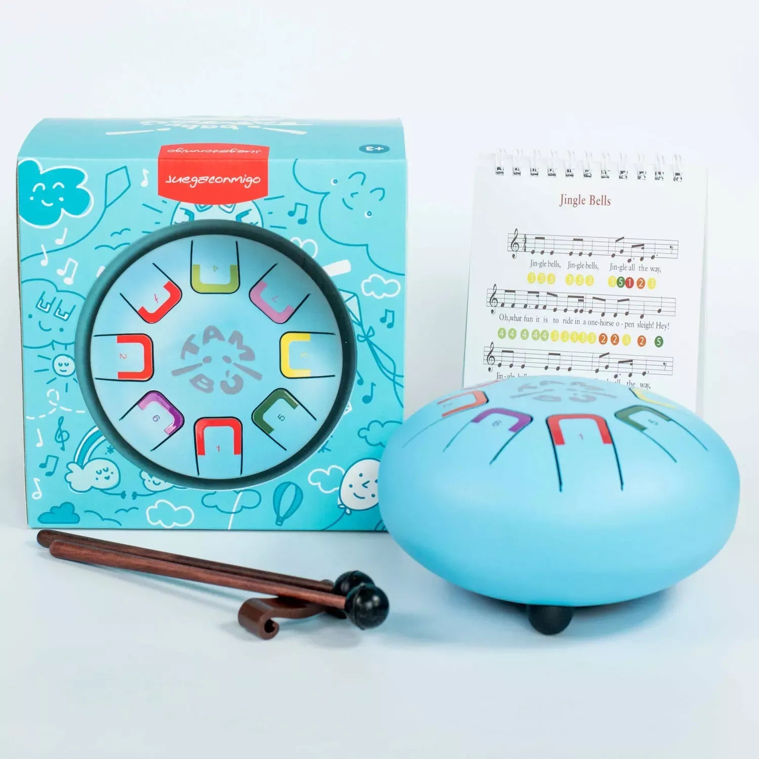 Zungentrommel Baby Tambu Sky Kite (Hellblau) JuegaConmigo - malmichmunt.com